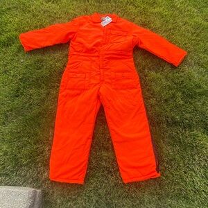 Bright Orange Coveralls Hunting
